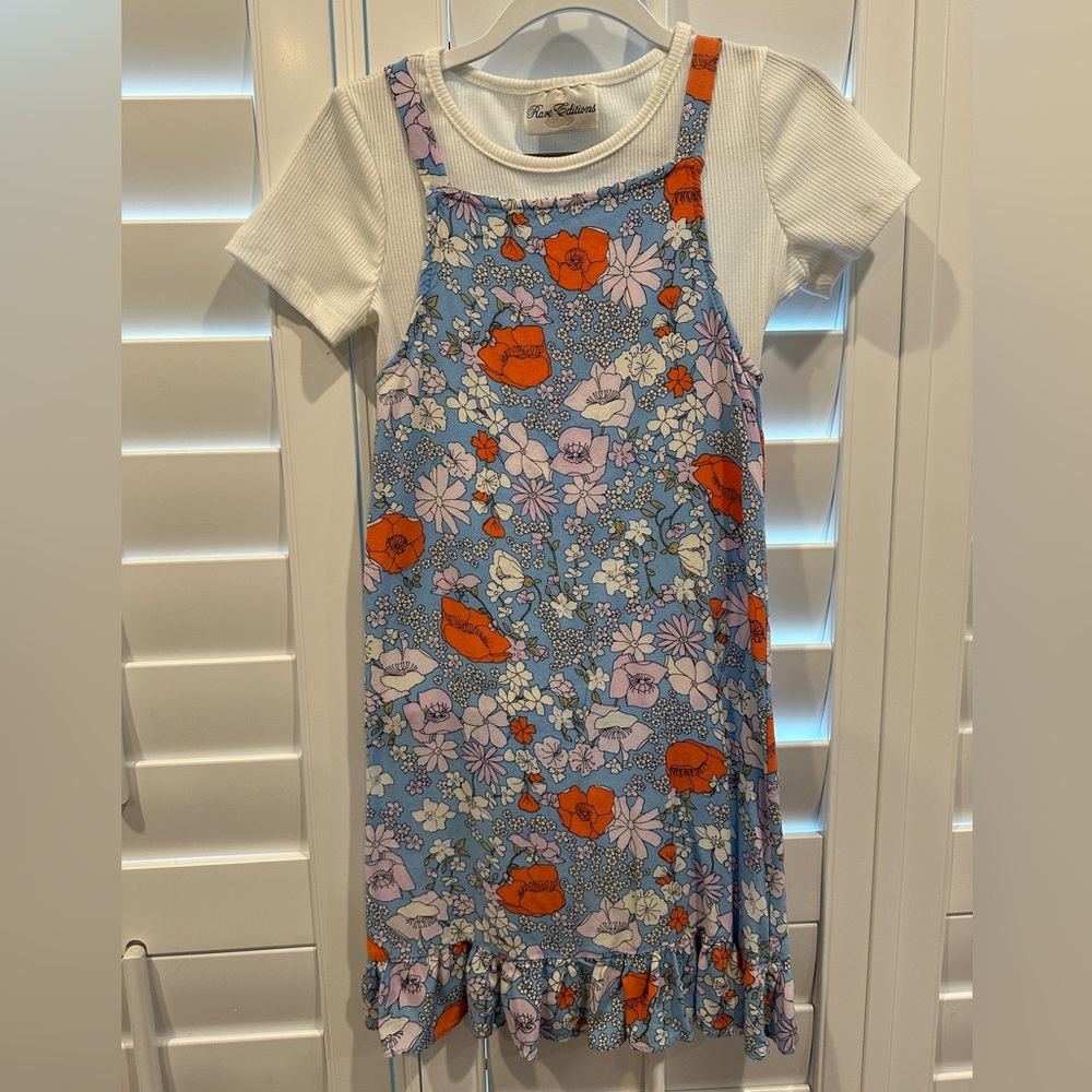Girls Rare Editions Two piece set. Top/dress. Size 6x